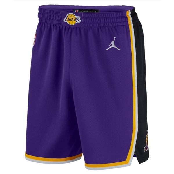 Баскетбольные шорты Jordan Los Angeles Lakers Statement Edition Swingman Shorts Purple