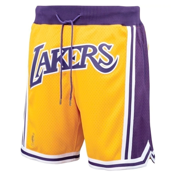 Баскетбольные шорты Just Don Lakers Yellow Purple