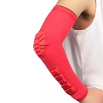 Красный баскетбольный рукав с двойной защитой