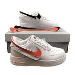 Nike Air Force 1 со сменными свушами Orange White Black