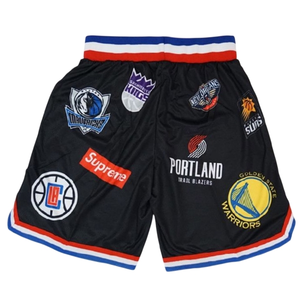 шорты Supreme x Nike x NBA Authentic Shorts Black