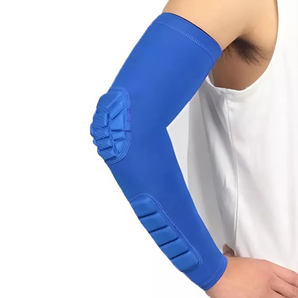 Синий баскетбольный рукав с двойной защитой